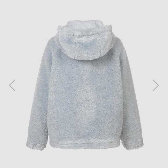 New with tag RAGLAN SLEEVE ZIPPER FRONT FURRY JACKET XS - Picture 6 of 7